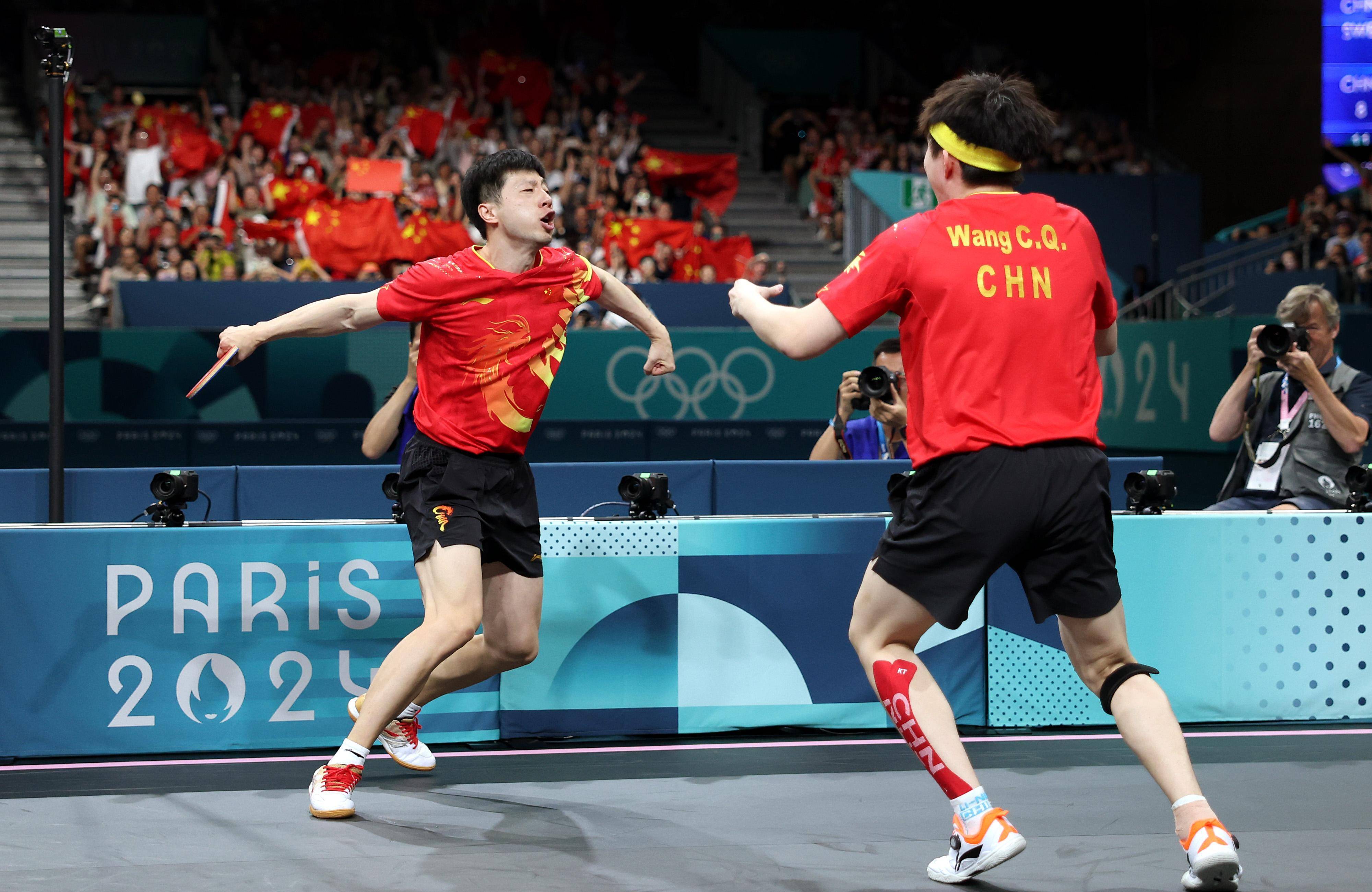 包含德国乒乓球队鏖战波兰乒乓球队，马龙高光表现的词条